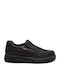 Leder Herren Freizeitschuhe Schwarz