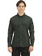 Long-sleeved Corduroy Shirt Dark Green