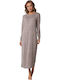 Pastunette Winter Women's Nightdress Brown