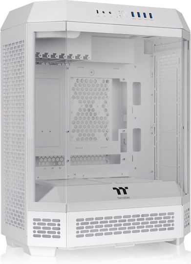 Thermaltake The Tower 600 Gaming Midi Tower Computer Case with Side Window Snow White