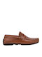 City Men's Leather Moccasins Tabac Brown