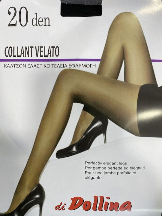 Dollina Women's Pantyhose 20 Den Pepper