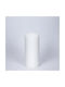 Decorative White Candle 8x18cm