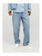 Herren Jeanshose mit Lose Baggy Anwendung Blau