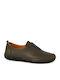 Дамски Slip-On Кожени Каки