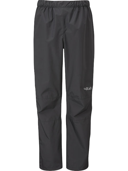Rab Downpour Eco Women's Hiking Long Trousers Black
