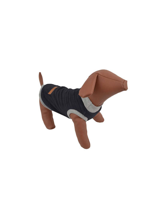 Woofmoda Dog Fleece Shirt in Black color M 31cm.