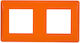 Elmark Switch Frame 2 Positions in Orange Color...