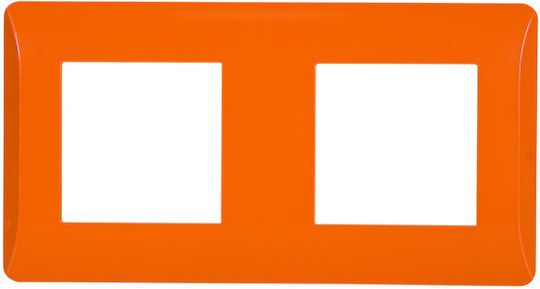 Elmark Switch Frame 2 Positions in Orange Color 063112