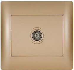 Elmark Rhyme Socket V Gold Metallic