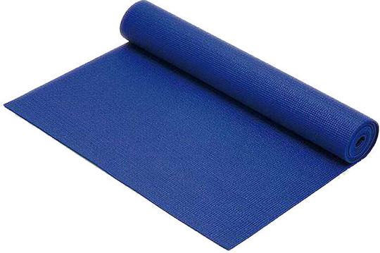 Αθλοπαιδιά Στρώμα Γυμναστικής Yoga Μπλε (173x61x0.6cm)
