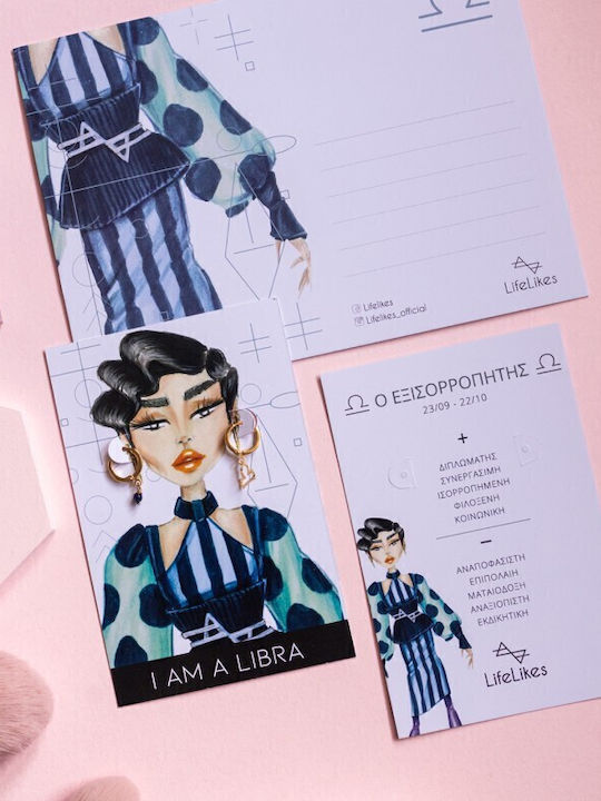 LifeLikes Zodiac Earrings Hoops Libra