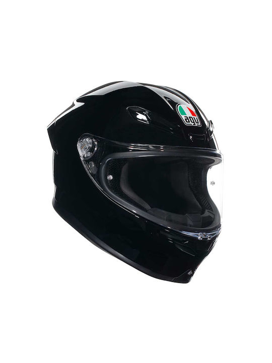 AGV K6 S Black Κράνος Μηχανής Full Face ECE 22....