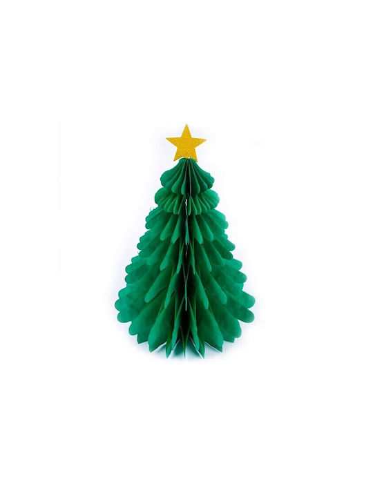 Decorative Hanging Ornament Star Paper Green