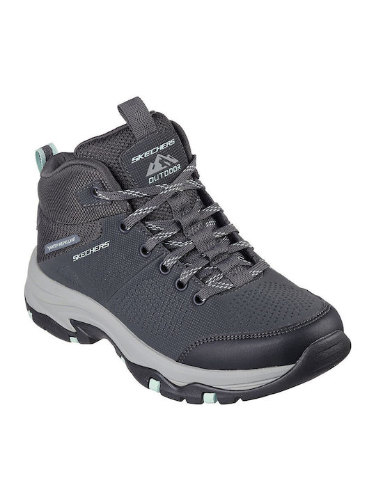Skechers Trego Γυναικεία Ορειβατικά Μποτάκια Γκρι