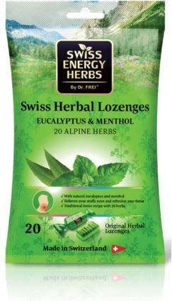 Swiss Energy Lozenges Eucalyptus 55gr 12pcs