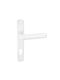 Mâner de ușă din aluminiu 1 bucată Perfect Series 0241 alb mat