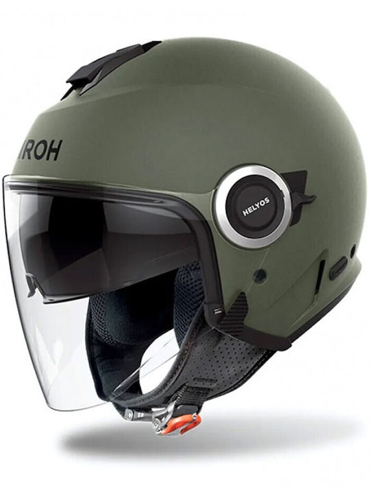 Airoh Helyos Military Matt Motorcycle Helmet Je...