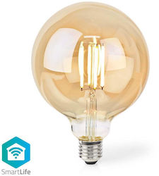 Nedis Wi-fi Smart Led Bulb Filament E27 G125 7w 230v 806lm Warm White 1800 3000k Dimmable Nedis Wi-fi Smart Led Bulb Filament E27 G125 7w 230v 806lm Warm White 1800 3000k Dimmable
