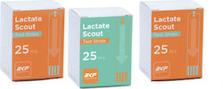EKF Diagnostics Lactate Scout Blood Glucose Test Strips 25 Pieces