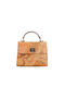 Leather Women's Handbag Shoulder Tabac