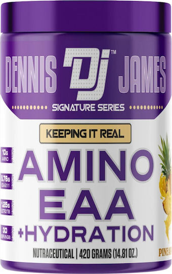 Dennis James Signature Series Amino EAA Прах Таурин 420 грама Тропически плодове