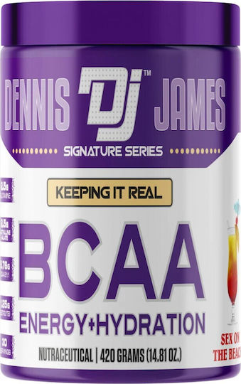 Dennis James Signature Series BCAA Energy L-глутамин и L-цитрулин малат 420 грама лимон