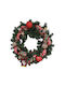 Ambalaz Christmas Metal Lighted Decorative Wreath Battery Powered 60cm