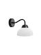 Heronia As-25ap Lamp Wall with Socket E27 Black 15x15x15cm