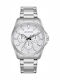 Lee Cooper Men's Watch 42mm Chronograph Battery with Silver Metal Strap