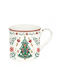 Easylife Weihnachtlicher Porzellanbecher 300ml