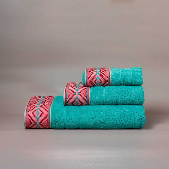 White Fabric Χεριών Kenya 30x50εκ. Πετρόλ Βάρους 600gr/m² White Fabric Χεριών Kenya 30x50εκ. Πετρόλ Βάρους 600gr/m²