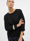 Vero Moda Women's Long Sleeve Sweater Black