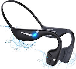 Wireless Bluetooth Audio Earbuds Sport Visionhub Bone Conduction Waterproof Rgb Light Microphone Ultra Lightweight 34g 500mah Battery 15 Hours Suitable Sports