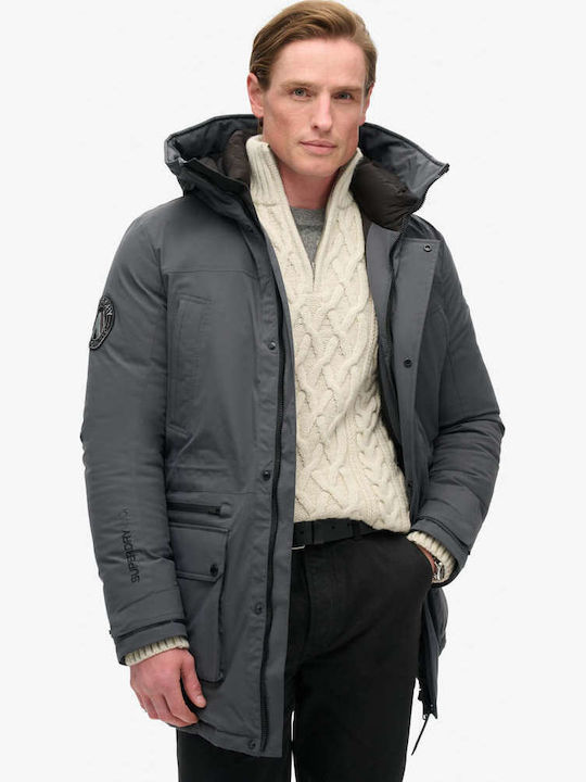'd3 Ovin City' Winter Jacket Parka Gray
