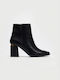 Ideal Shoes Women's Ankle Boots Black