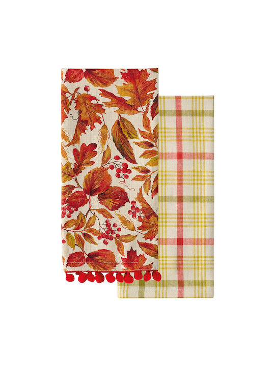 Kentia Fazzy Towel from 100% Cotton in Orange C...