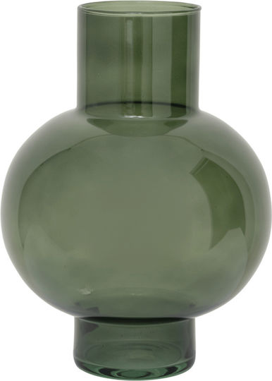 Urban Nature Culture Amsterdam Glass Vase Green H18xW24cm
