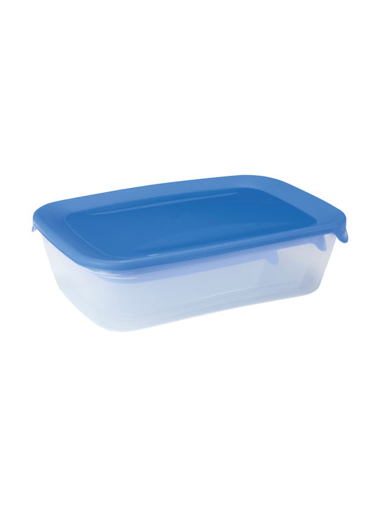 Food Container Set 3 Pcs Rectangular 2+1+0.5l Fresh&go Blue