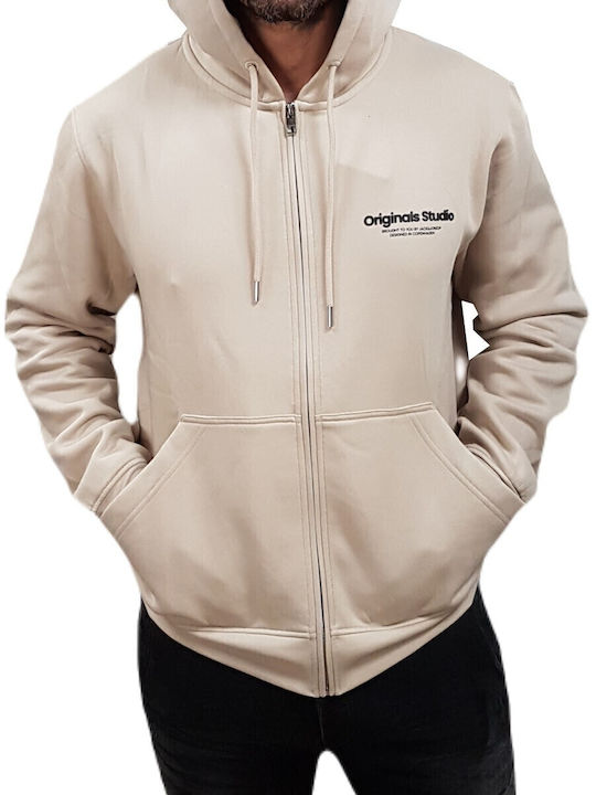 Jack & Jones Moonbeam, Ecru mit Kapuze