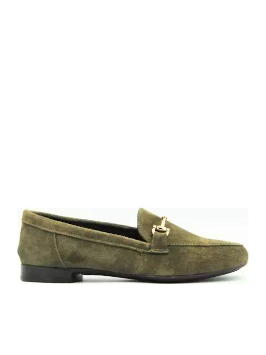 Γυναικεία Loafers σε Πράσινο Χρώμα