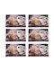 Set Untersetzer Serviert Mahlzeiten Pufo Perfektes Kaffee Design 6 Stück