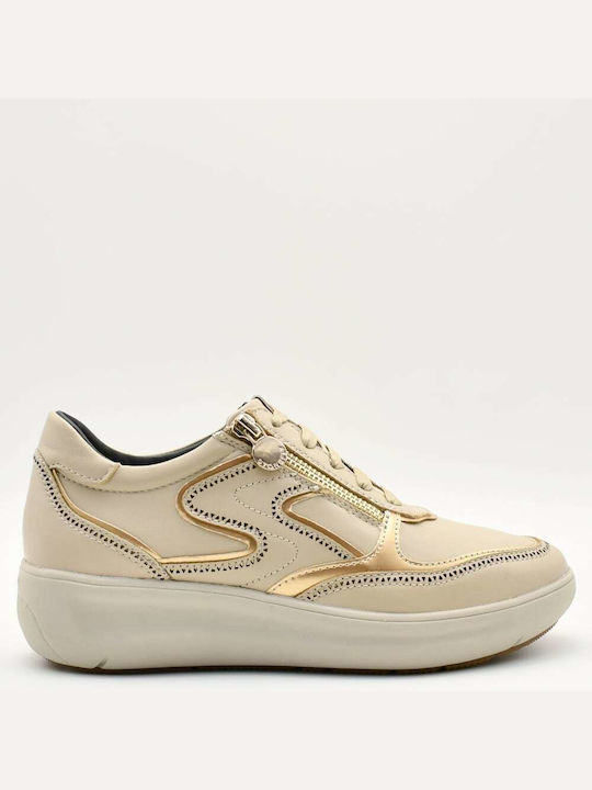 Stonefly Sneakers Beige