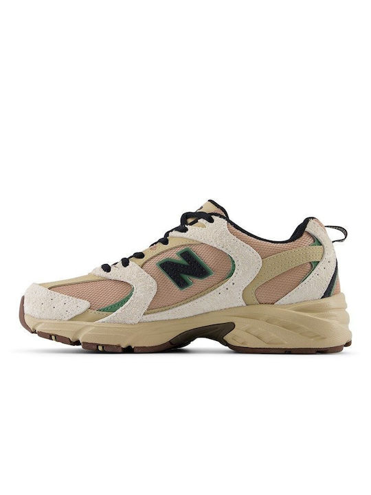 New Balance Sneakers Linen Brown