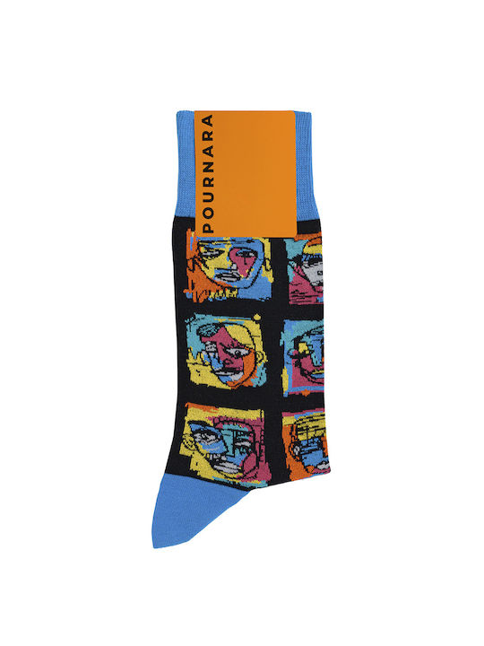 Pournara Men's Socks Blue