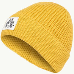 Jack Wolfskin Beanie Unisex Σκούφος Πλεκτός σε Κίτρινο χρώμα