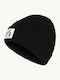 Beanie Unisex Beanie Knitted in Black color