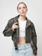 Γυναικείο Biker Jacket Μαύρο
