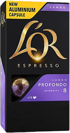 L'Or Κάψουλες Espresso Lungo Profondo Συμβατές με Μηχανή Nespresso 10caps