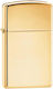Zippo Brass Αναπτήρας Φλόγας σε Χρυσό χρώμα